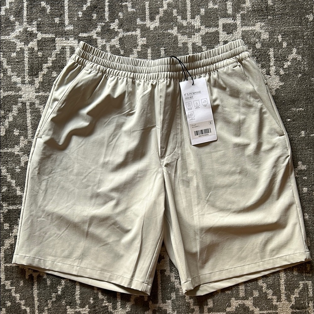 Cream Athletic Shorts for Active Comfort
